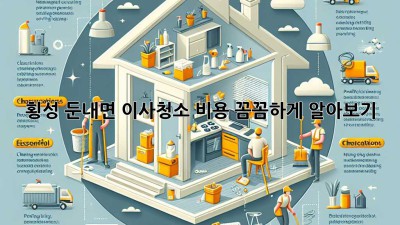 횡성 둔내면 이사청소, 비용 꼼꼼하게 알아보기!